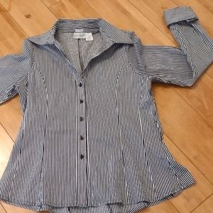 Harve Benard pinstripe shirt